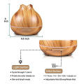 Mist Atomizer Natural Oil Wood Grain Humidifier 400ml